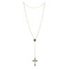 Palais du Rosaire Chapelet Plaque Or | Chapelet Plaque Or Avec Grains En Nacre