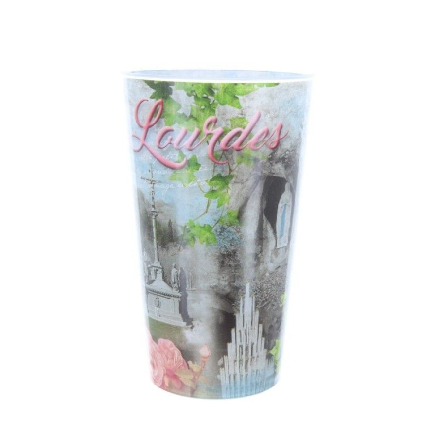 Palais du Rosaire Gobelet De Lourdes | Gobelet Plastique Vues De Lourdes