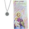 Palais du Rosaire Collier Fantaisie | Collier De Saint Joseph En Corde Avec Sa Priere