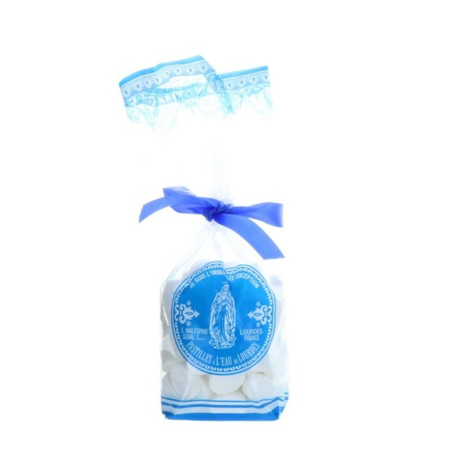 Palais du Rosaire Pastille Menthe A L'Eau De Lourdes | Pastilles Menthe A L'Eau De Lourdes Sachet De 300G