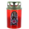 Palais du Rosaire Bougie Votive | Bougie Votive De Lourdes Rouge Pour Exterieur 8Cm