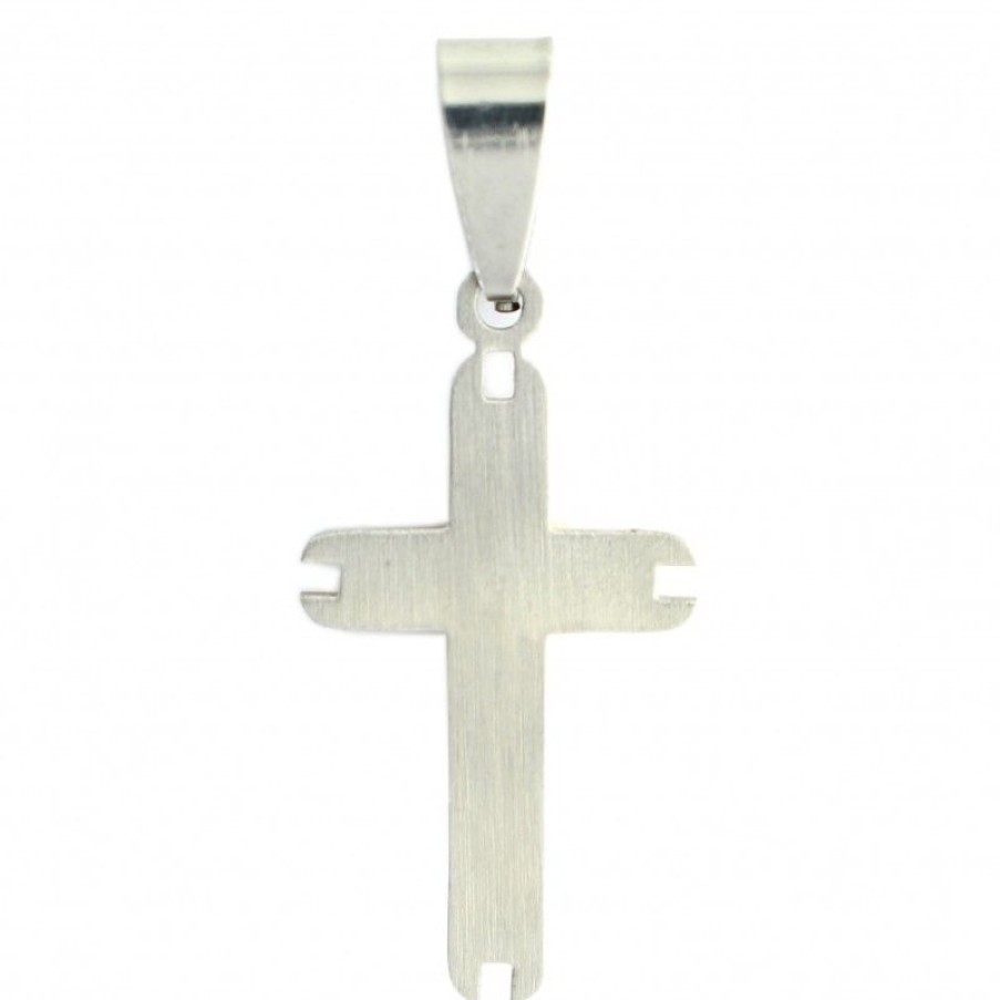 Palais du Rosaire Medaille Et Croix Metal | Croix En Acier 2 Tons De 3,5 Cm Et 2,5G