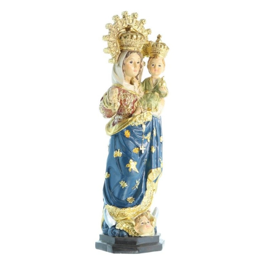 Palais du Rosaire Autre Statue De La Vierge | Statue Vierge Du Rosaire De 20Cm En Resine