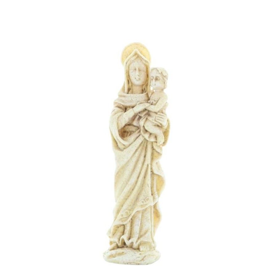 Palais du Rosaire Autre Statue De La Vierge | Statue De La Vierge A L'Enfant De 10Cm En Pierre Et Resine