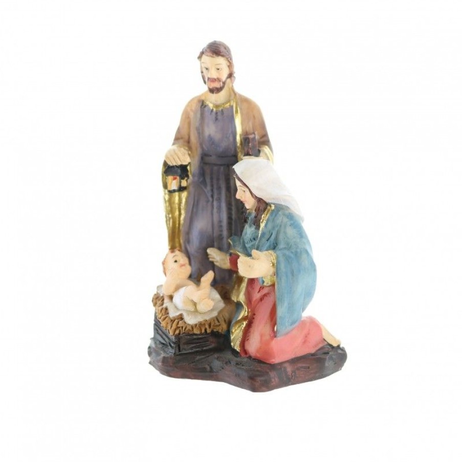Palais du Rosaire Statue De La Sainte Famille | Statue De La Sainte Famille En Resine 9Cm