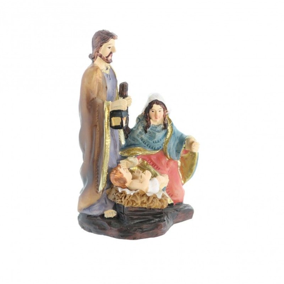 Palais du Rosaire Statue De La Sainte Famille | Statue De La Sainte Famille En Resine 9Cm