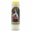 Palais du Rosaire Bougie Neuvaine | Lot De 3 Bougies De Neuvaine Sainte Therese 17,5 Cm