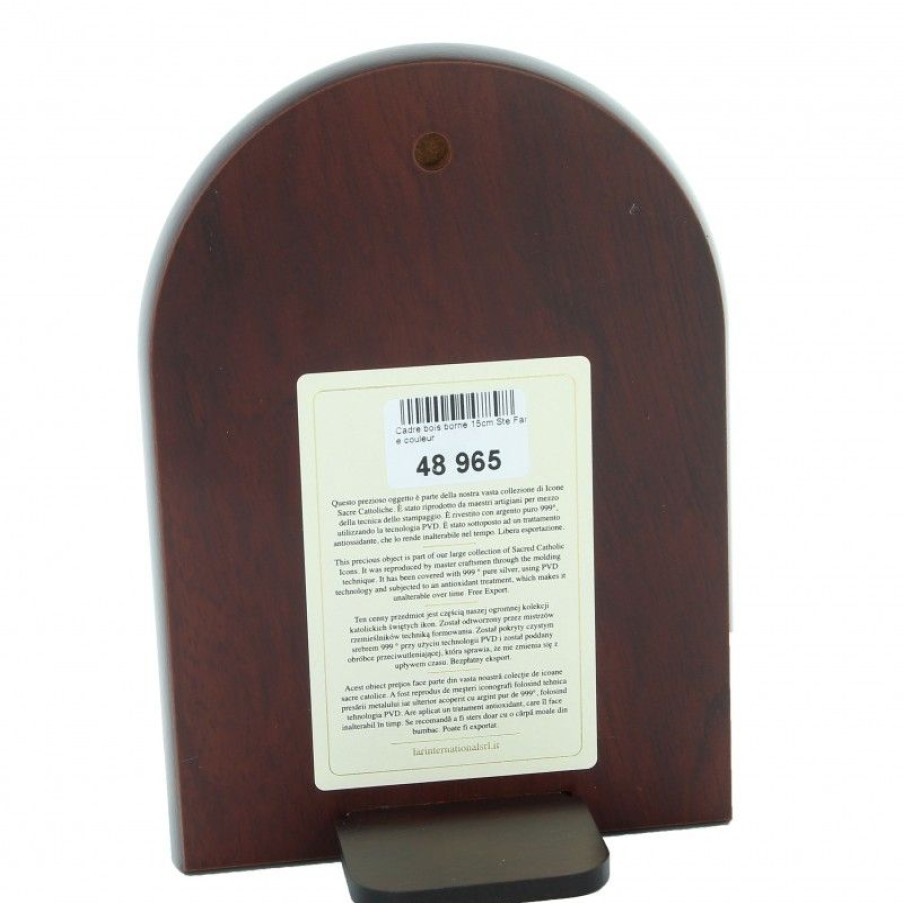 Palais du Rosaire Cadre Religieux | Cadre De La Sainte Famille Sur Plaque Metal Colore 15Cm